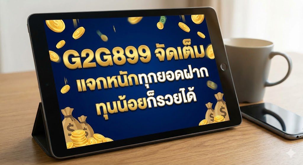 โปรโมชั่น G2G899 จัดเต็ม แจกหนักทุกยอดฝาก ทุนน้อยก็รวยได้