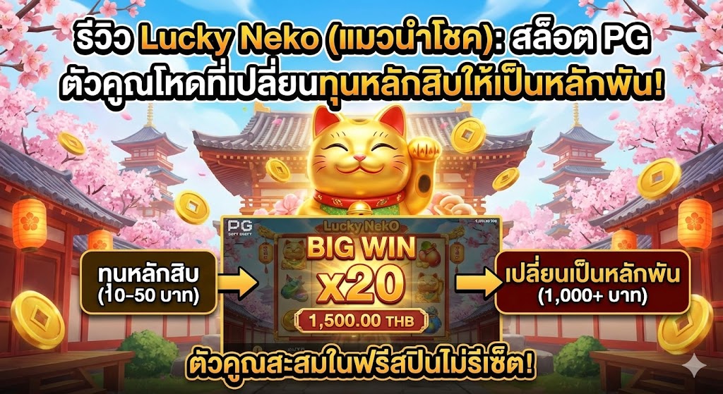 รีวิว Lucky Neko (แมวนำโชค)