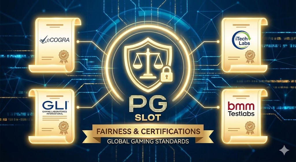 ใบเซอร์และการันตีความยุติธรรมของเกม PG SLOT